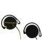 Спортни слушалки T'nB - Sport Clip, черни/жълти - 2t