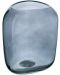 Стъклена ваза ADS - Тъмносиня, 17 x 15 x 20 cm - 3t