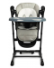 Столче за хранене и люлка 2 в 1 Caretero - Indigo Black, сиво - 5t