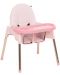Столче за хранене KikkaBoo - Sky-High, Pink - 5t