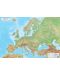 Стенна природогеографска карта на Европа (1:6 200 000, ламинат) - 1t