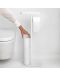 Стойка за тоалетна с поставка и четка Brabantia - MindSet, Mineral Fresh White - 6t