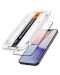 Стъклен протектор Spigen - tR EZ Fit, iPhone 15 Plus, черен - 3t