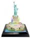 3D Пъзел Cubic Fun от 37 части и LED светлини - Statue of Liberty - 1t