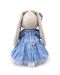 Плюшена играчка Budi Basa - Зайка Ми, с рокля в кънтри стил, 25 cm - 4t