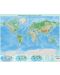 Стенна физикогеографска карта на света (1:20 000 000) - 1t