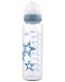 Стъклено шише Lorelli - Anti colic, 240 ml, синьо - 2t