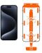 Стъклен протектор Mobile Origin - Screen Guard, iPhone 15 Plus, 2 бр., Orange - 3t