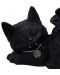 Статуетка Nemesis Now Adult: Gothic - Cat Nap, 18 cm - 5t