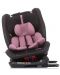 Столче за кола Chipolino - Техно 360, 0-36 kg, с Isofix, Розова вода - 4t