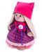 Плюшена играчка Budi Basa - Зайка Ми, с рокличка с яка и шапка, 25 cm - 3t