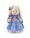 Плюшена играчка Budi Basa - Зайка Ми, с рокля в кънтри стил, 25 cm - 1t