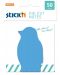 Самозалепващи листчета Stick'n - Пингвин, 50 броя, сини - 1t