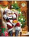 Пъзел SunsOut от 1000 части - Дядо Коледа и неговите котки, Том Ууд - 1t