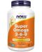 Super Omega 3-6-9, 1200 mg, 180 гел капсули, Now - 1t