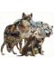 Пъзел SunsOut от 1000 части - Глутница вълци, Бони, Ребека и Карън Лейтъм - 1t