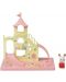 Комплект фигурки Sylvanian Families Baby & Child - Пързалка замък - 2t