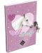 Таен дневник с катинар Lizzy Card Wild Beauty Purple - A5 - 1t