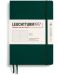 Тефтер Leuchtturm1917 Natural Colors - A5, тъмнозелен, страници на точки, меки корици - 1t
