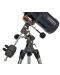 Телескоп Celestron - AstroMaster 114EQ, син - 5t