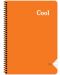 Тетрадка със спирала Keskin Color Cool - А4, 72 листа, широки редове, асортимент - 8t