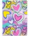 Тетрадка Cool Pack Pastel Hearts - A5, 32 листа, малки квадратчета - 1t