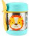 Термо контейнер за храна Skip Hop Zoo - 325 ml, лъвче - 1t