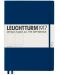 Тефтер Leuchtturm1917 Master Slim - А4+, бели страници, Navy - 1t