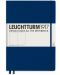 Тефтер Leuchtturm1917 Master Classic - А4+, бели страници, син - 1t