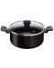 Тенджера с капак Tefal - Simply Clean B5674653, 24 cm, черен - 1t