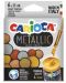 Темперни течни бои Carioca - Temperello metallic, 6 цвята - 1t