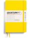 Тефтер Leuchtturm1917 Paperback - B6+, жълт, страници на точки, твърди корици - 1t