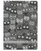 Тетрадка Bruno Visconti - Бухали, А5, малки квадратчета, 40 листа - 1t