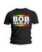 Тениска Rock Off Bob Marley - Rasta Band Block - 1t