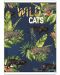 Тетрадка Lastva Wild Cats - А4, 52 листа, широки редове, с ляво поле, асортимент - 4t
