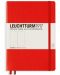 Тефтер Leuchtturm1917 Notebook Medium А5 - Червен, страници на редове - 1t
