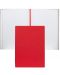 Тефтер Hugo Boss Essential Storyline - A6, бели листа, червен - 3t
