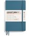 Тефтер Leuchtturm1917 Paperback - B6+, светлосин, страници на точки, меки корици - 1t