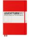 Тефтер Leuchtturm1917 Master Slim - А4+, бели страници, Red - 1t