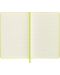 Тефтер с твърди корици Moleskine Classic Ruled - Lemon Green, редове - 5t