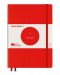 Тефтер Leuchtturm1917 Bauhaus 100 - А5, червен, страници на точки - 1t