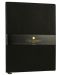 Тефтер Victoria's Journals Smyth Flexy - Черен, пластична корица, 96 листа, А5 - 1t