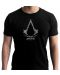 Тениска ABYstyle Games: Assassin's Creed - Crest (Black) - 1t