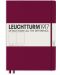 Тефтер Leuchtturm1917 Master Slim - А4+, бели страници, Port Red - 1t