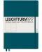 Тефтер Leuchtturm1917 Master Slim - А4+, бели страници, Pacific Green - 1t