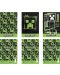 Тетрадка Panini Minecraft - Green, А4, 40 листа, широки редове, асортимент - 1t