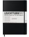 Тефтер Leuchtturm1917 Master Slim - А4+, страници на петолиния, Black - 1t