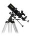 Телескоп Omegon - AC 80/400 AZ-3, черен - 2t