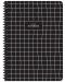 Тефтерче Keskin Color - Black, А6, 80 листа, асортимент - 4t