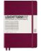 Тефтер Leuchtturm1917 Medium - A5, бордо, страници на редове - 1t